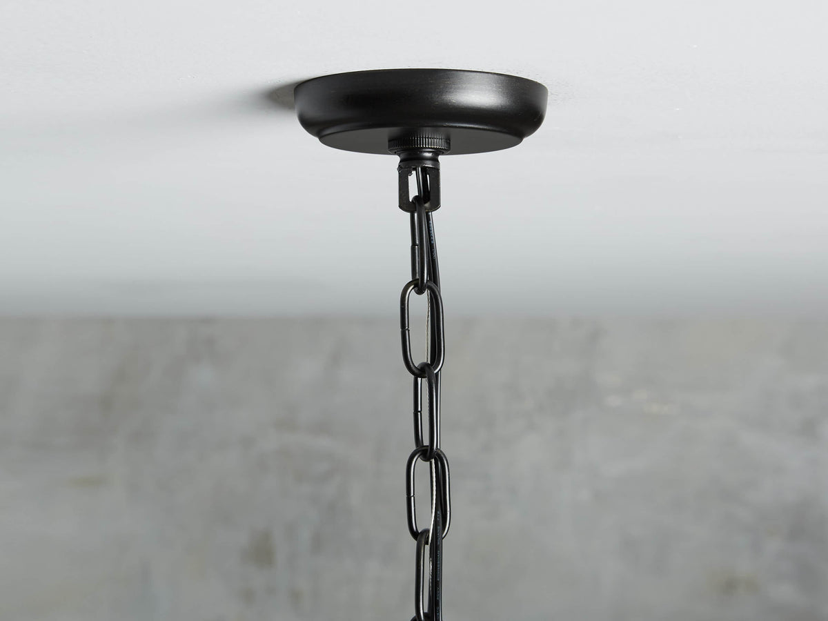 Leyland Faceted Deco Tiered Chandelier