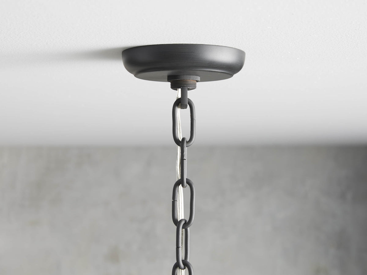 Leyland Faceted Deco Tiered Chandelier