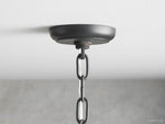 Leyland Faceted Deco Round Chandelier