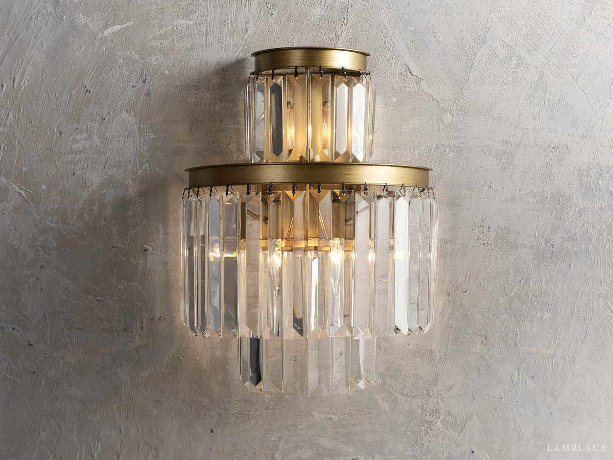 Leyland Prism Crystal Wall Sconce