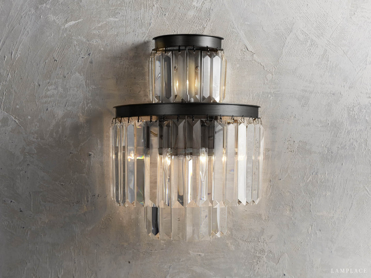 Leyland Prism Crystal Wall Sconce