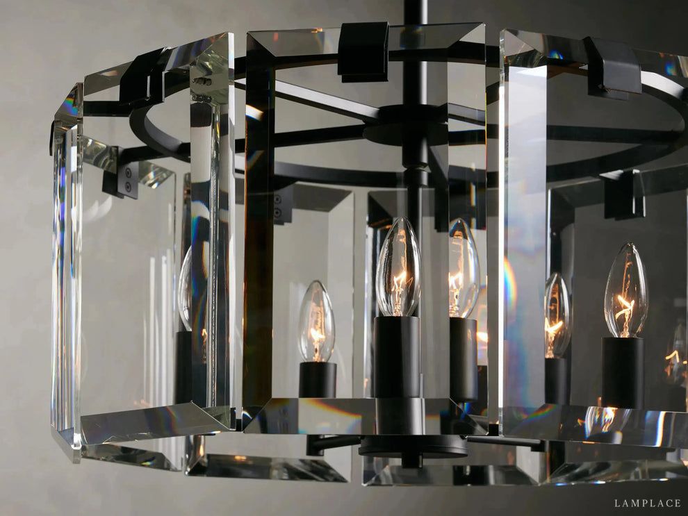 Amaya Delicate Crystal Round Chandelier