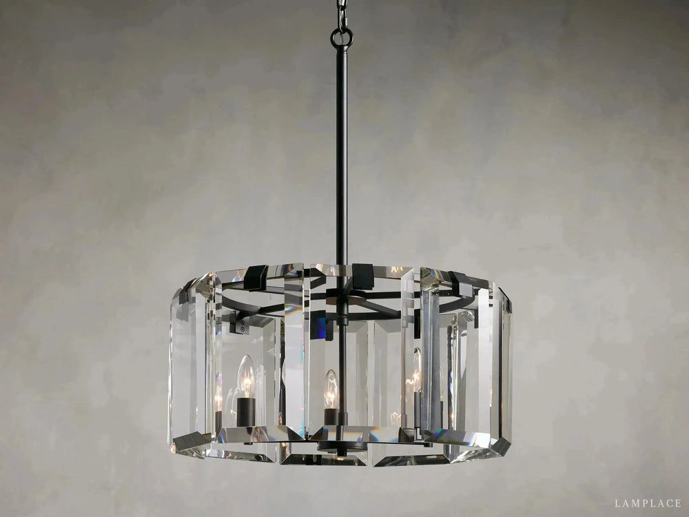 Amaya Delicate Crystal Round Chandelier