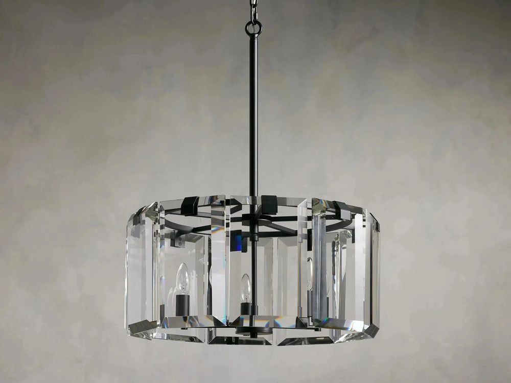 Amaya Delicate Crystal Round Chandelier