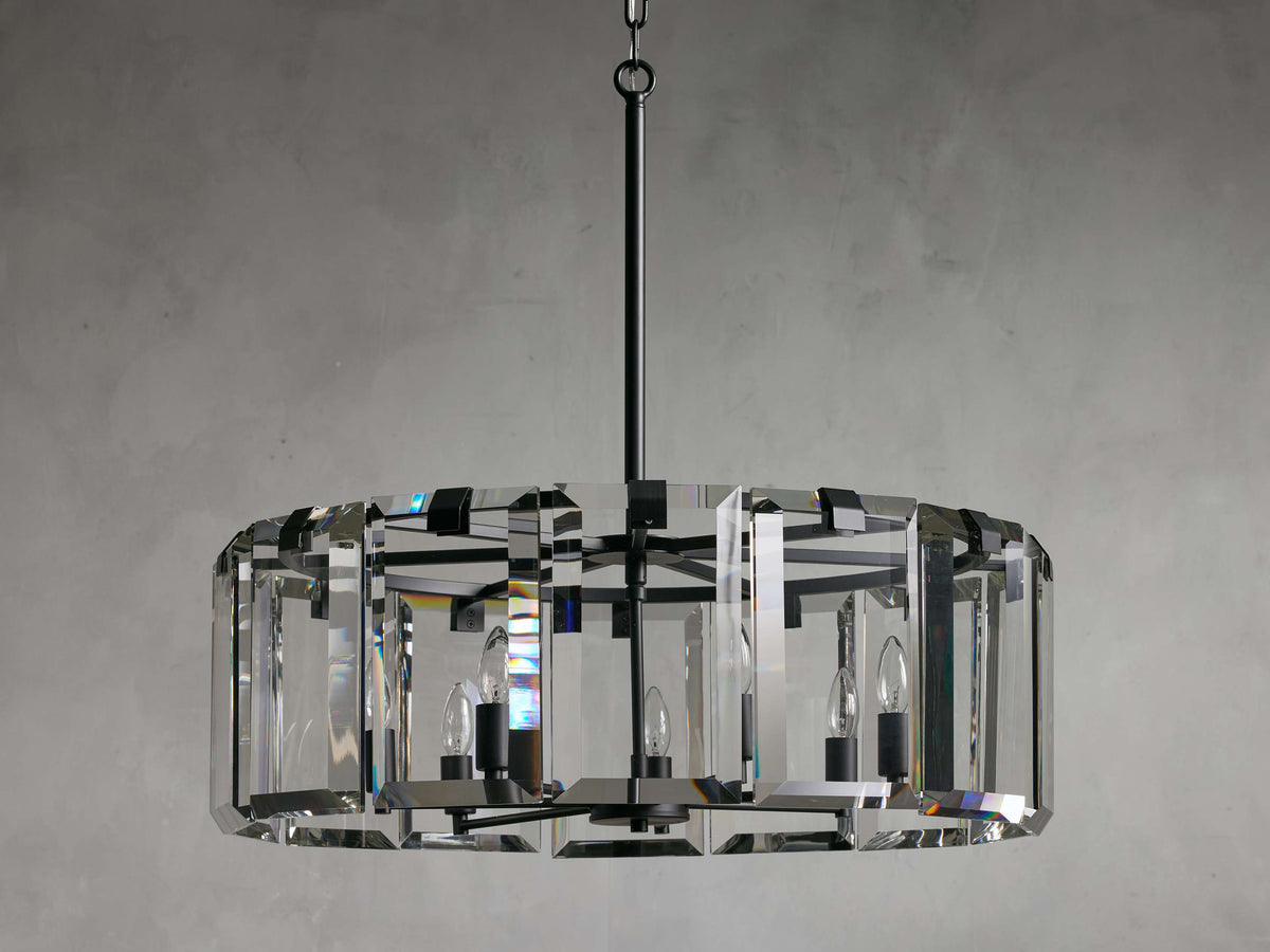 Amaya Delicate Crystal Round Chandelier