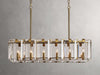 Amaya Luxe Crystal Rectangular Chandelier