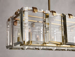Amaya Luxe Crystal Rectangular Chandelier