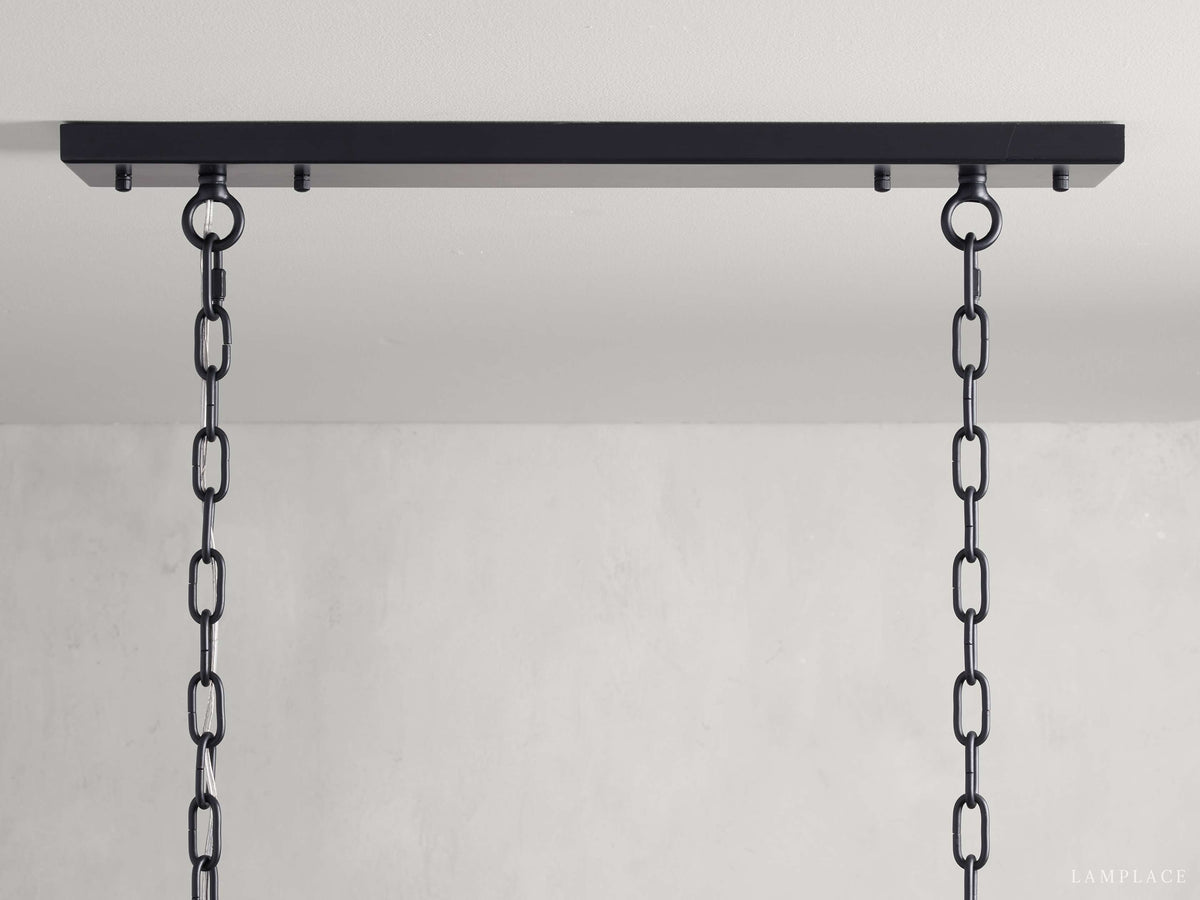 Amaya Delicate Crystal Rectangular Chandelier
