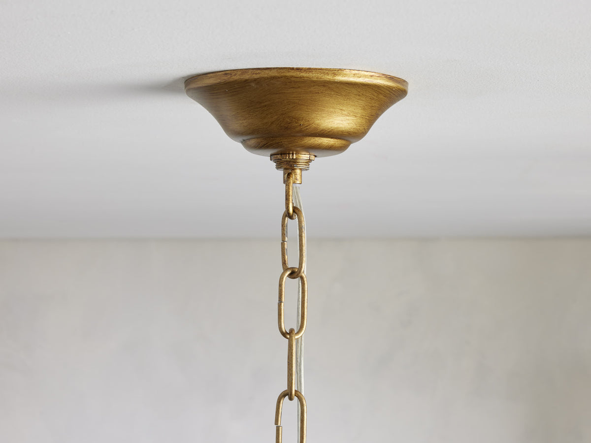 Aubrey Crystal Ball Tiered Round Chandelier