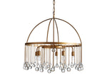 Aubrey Crystal Ball Tiered Round Chandelier