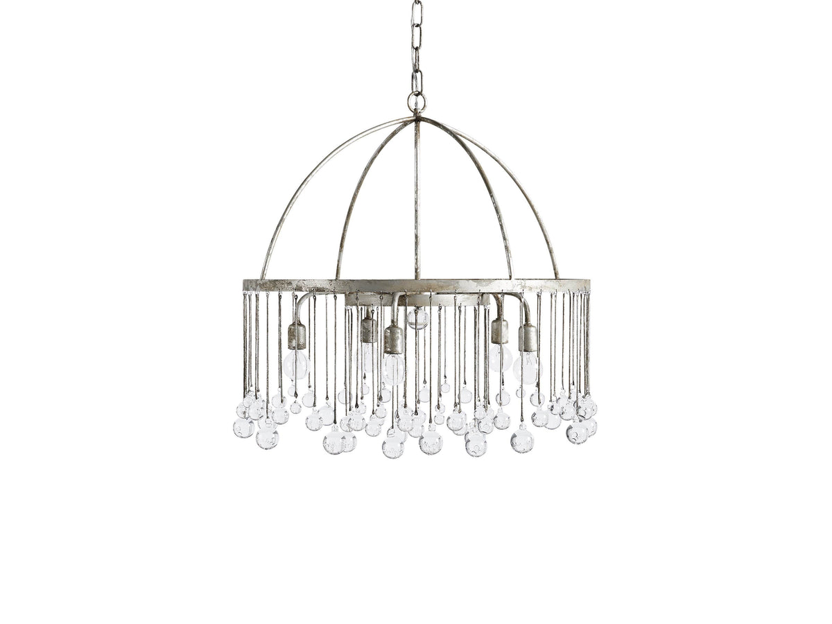 Aubrey Crystal Ball Tiered Round Chandelier