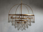 Aubrey Crystal Ball Tiered Round Chandelier
