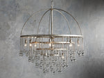 Aubrey Crystal Ball Tiered Round Chandelier
