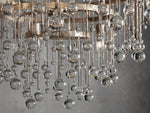 Aubrey Crystal Ball Tiered Round Chandelier
