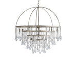 Aubrey Crystal Ball Tiered Round Chandelier