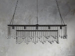 Aubrey Crystal Ball Rectangular Chandelier