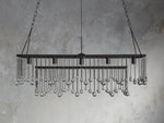 Aubrey Crystal Ball Rectangular Chandelier