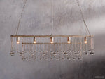 Aubrey Crystal Ball Rectangular Chandelier
