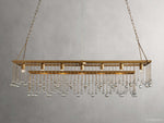 Aubrey Crystal Ball Rectangular Chandelier