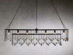 Aubrey Crystal Ball Rectangular Chandelier