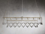 Aubrey Crystal Ball Rectangular Chandelier