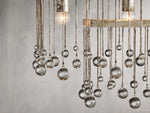 Aubrey Crystal Ball Rectangular Chandelier