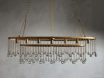 Aubrey Crystal Ball Oval Chandelier