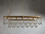 Aubrey Crystal Ball Oval Chandelier