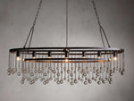 Aubrey Crystal Ball Oval Chandelier