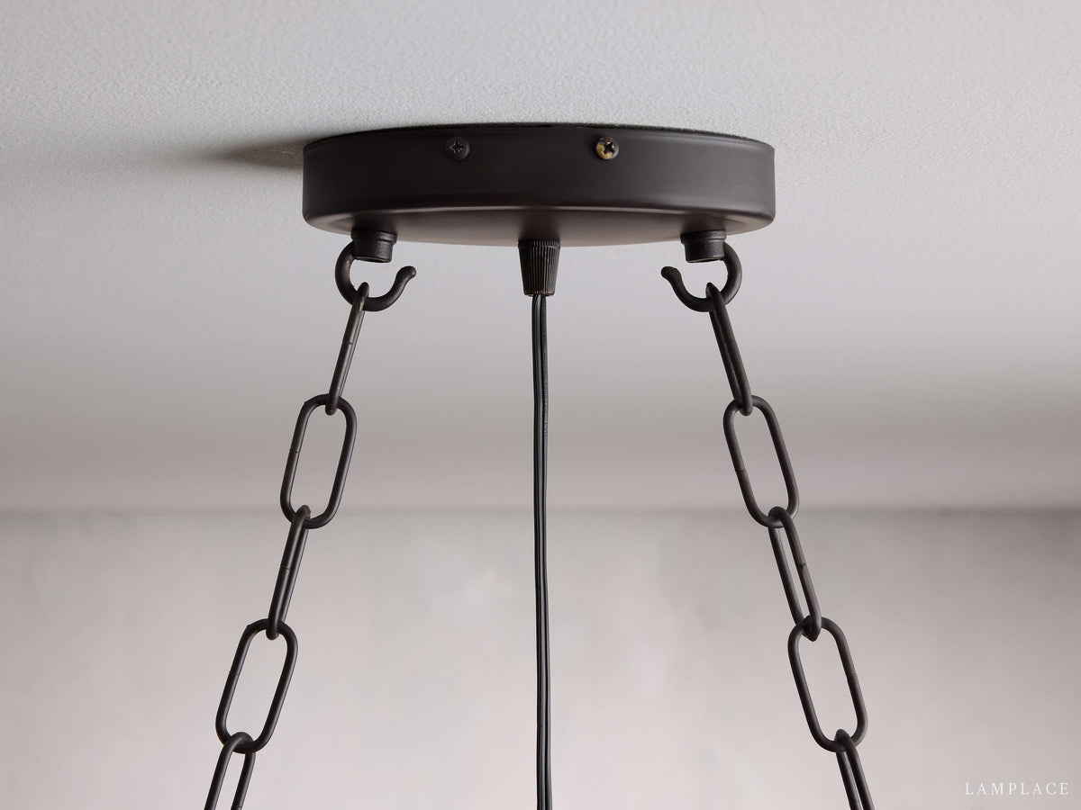 Aubrey Crystal Ball Oval Chandelier
