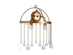 Aubrey Crystal Ball Wall Sconce