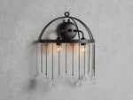 Aubrey Crystal Ball Wall Sconce