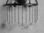 Aubrey Crystal Ball Wall Sconce