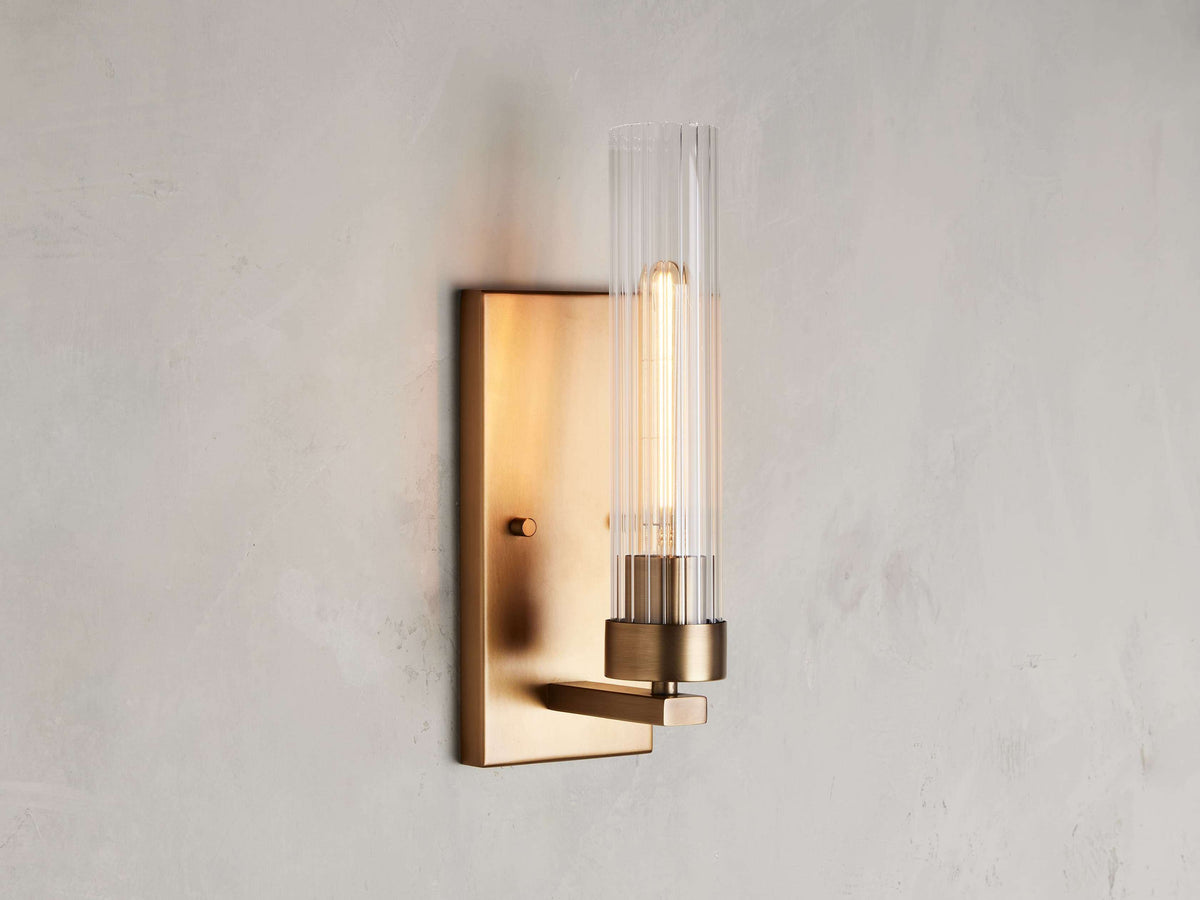 Andreas Modern Glass Wall Sconce