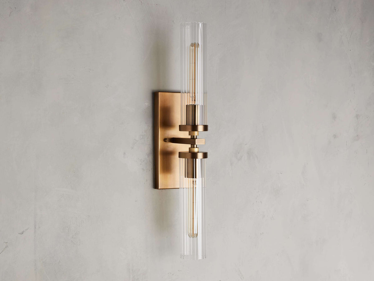 Andreas Modern Glass Wall Sconce