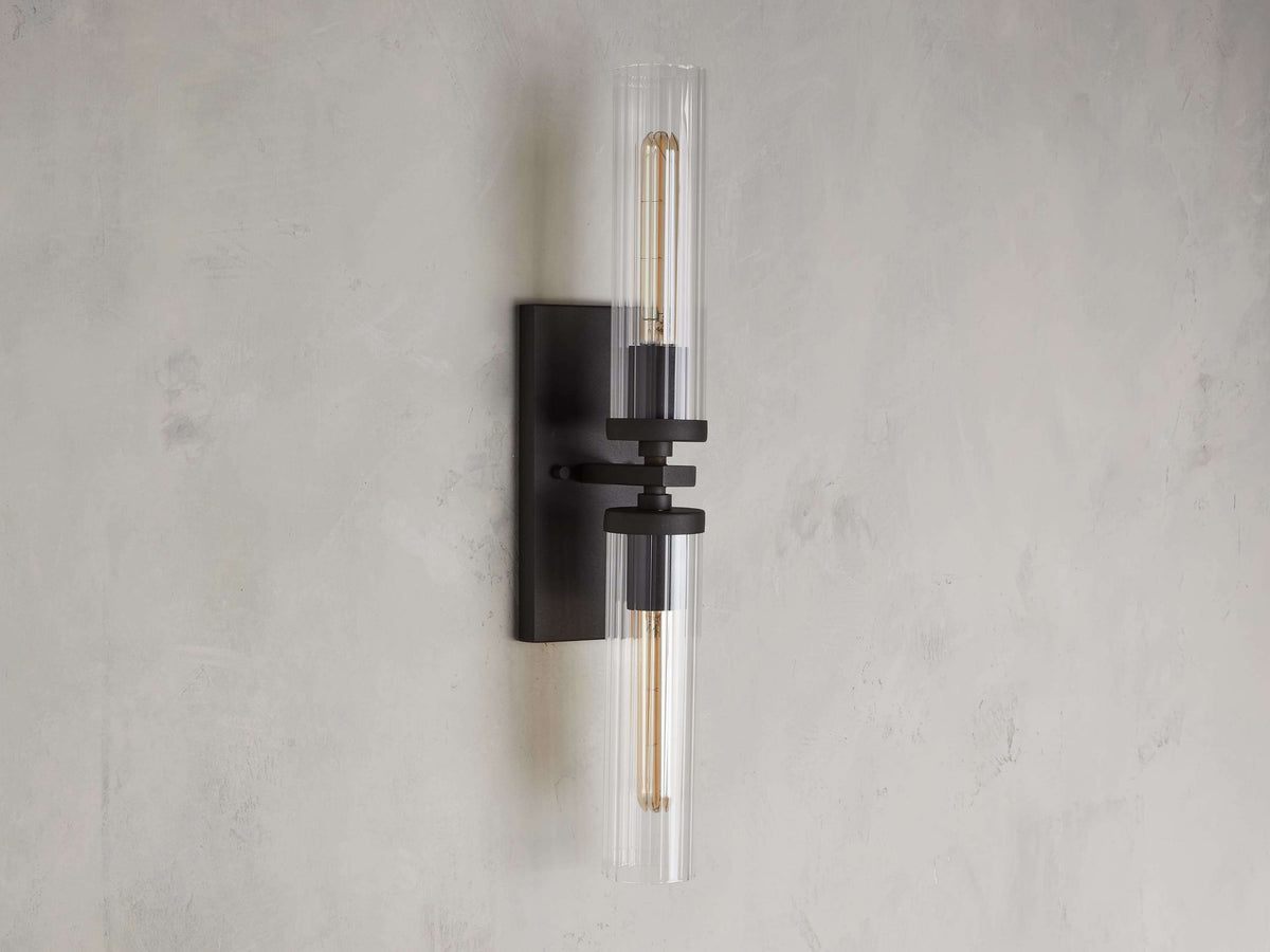 Andreas Modern Glass Wall Sconce