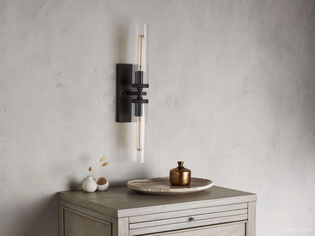 Andreas Modern Glass Wall Sconce