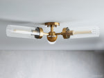 Andreas Modern Glass Flush Mount