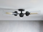 Andreas Modern Glass Flush Mount