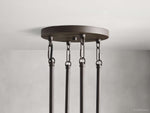 Andreas Modern Glass Round Chandelier