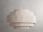 Paloma Handcrafted Rattan Tiered Chandelier