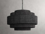 Paloma Handcrafted Rattan Tiered Chandelier