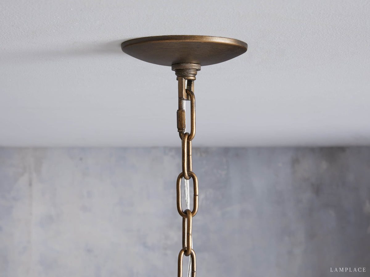 Paloma Handcrafted Rattan Tiered Chandelier