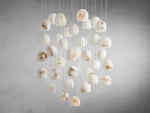 Arica Natural Alabaster Round Chandelier