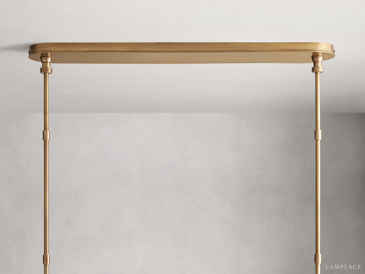Hastings Midcentury Modern Linear Chandelier