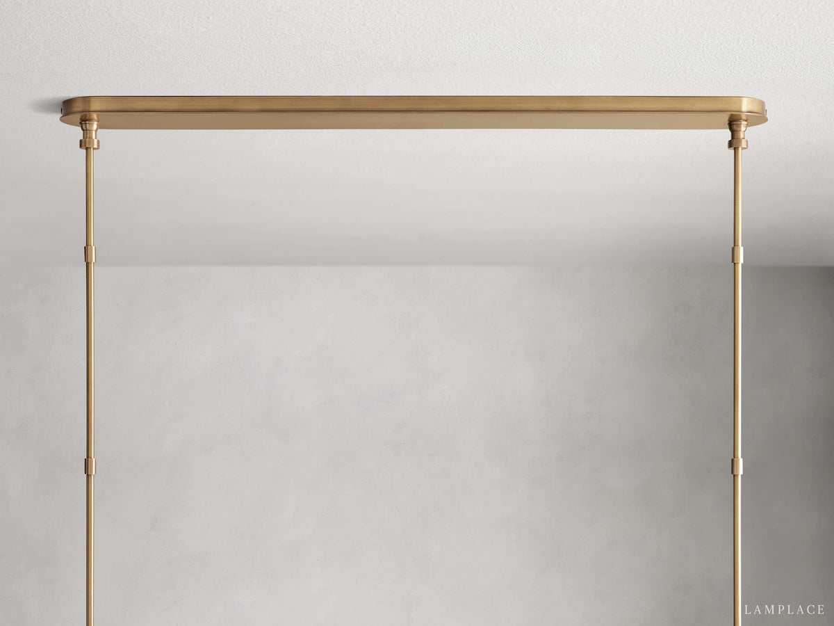 Hastings Midcentury Modern Linear Chandelier