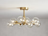 Apollo Modern Glass Ball Flush Mount