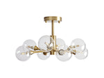 Apollo Modern Glass Ball Flush Mount