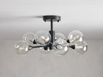 Apollo Modern Glass Ball Flush Mount