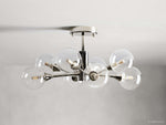 Apollo Modern Glass Ball Flush Mount